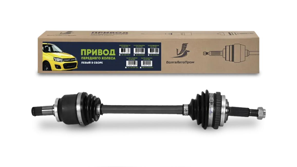 Привод (в сборе) левый ВАЗ-2170 -2190 (под ABS) ВолгаАвтоПром